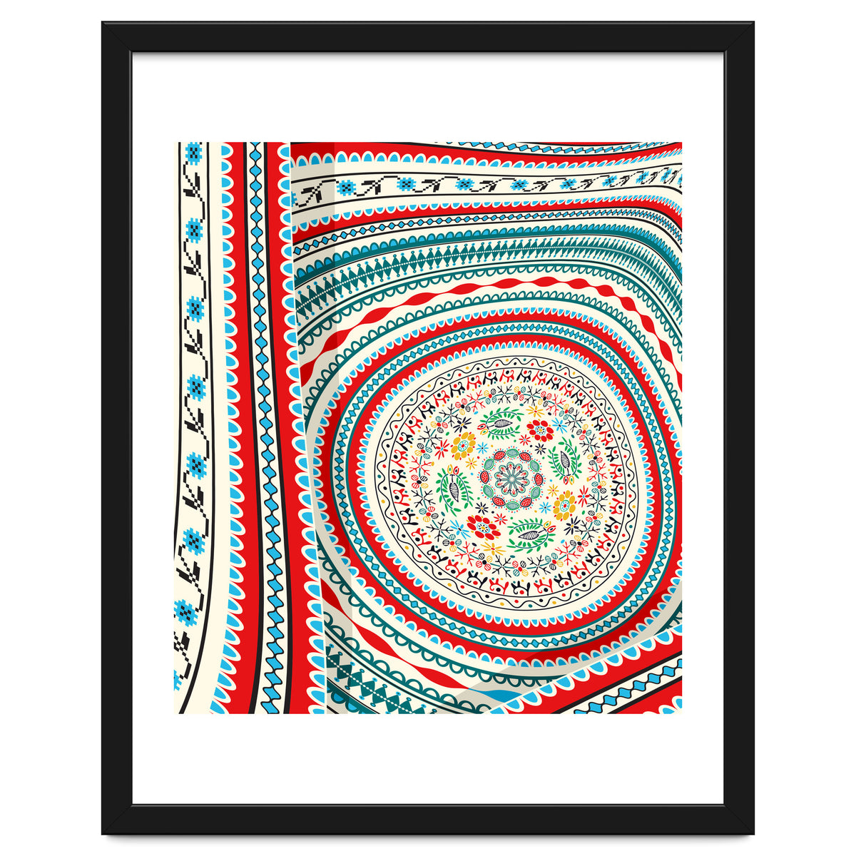 Romanian embroidery background 19