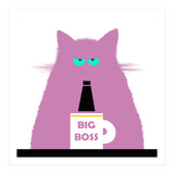 Big Boss Lilac Cat  (Print Only) thumbnail