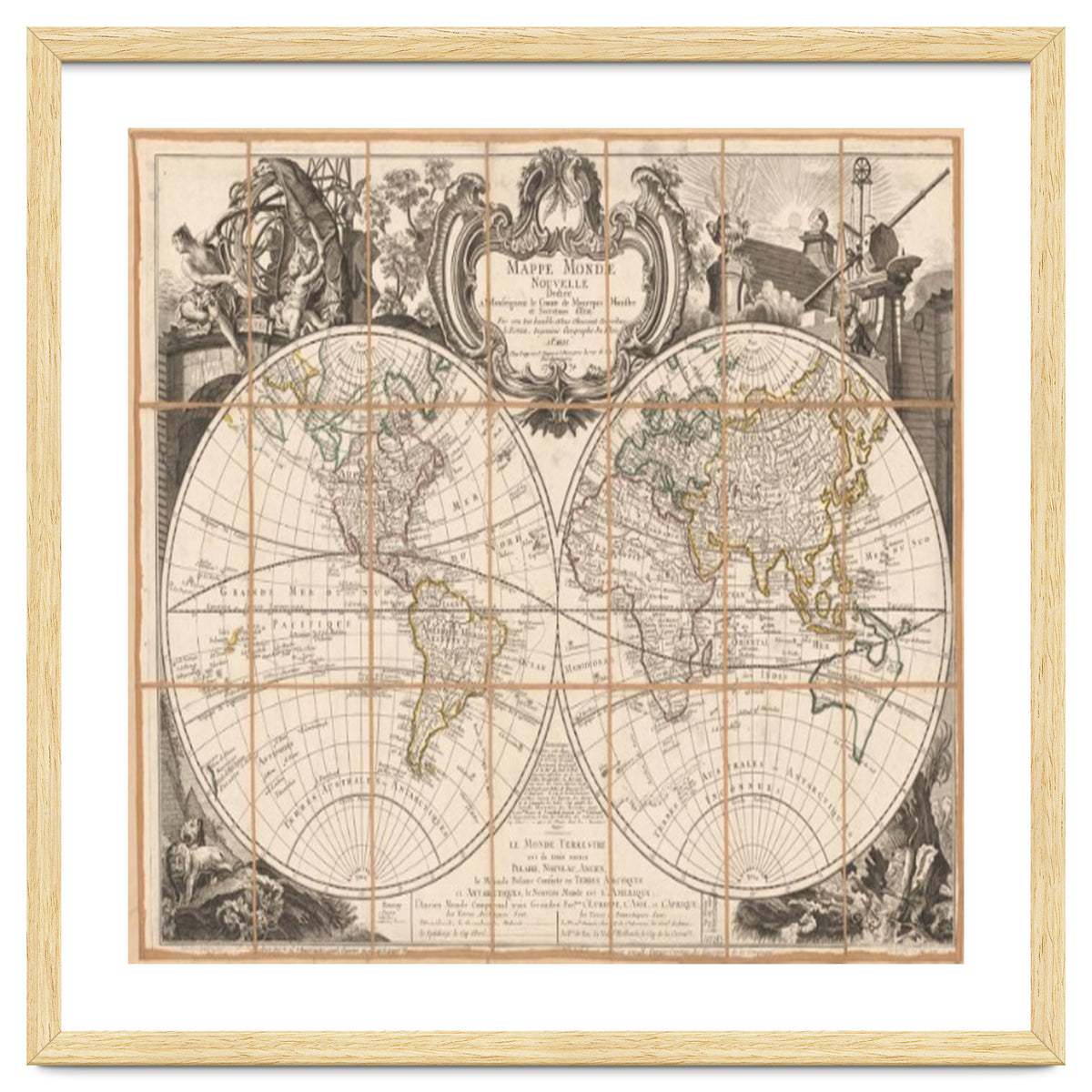 Old world map revisited