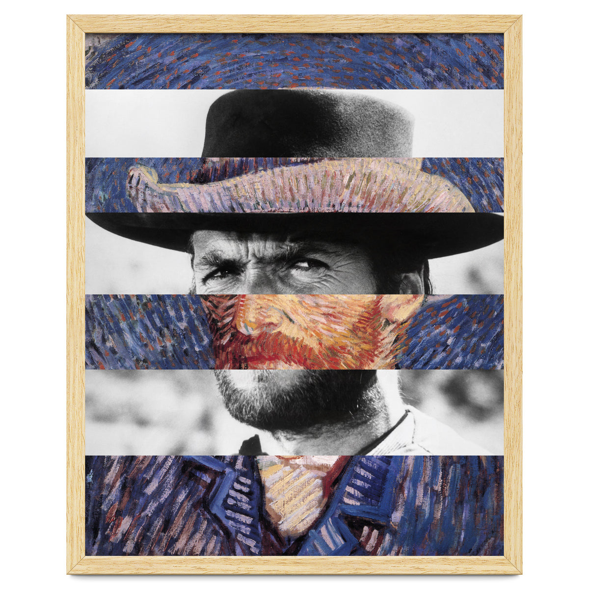 Van Gogh's Self Portrait & Clint Eastwood