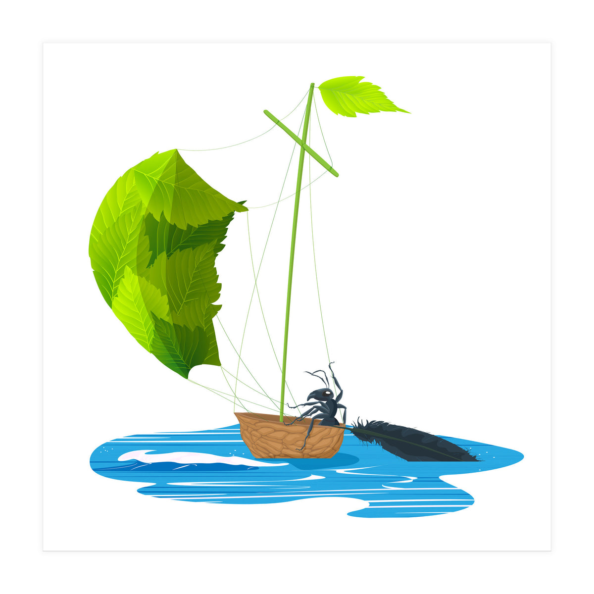 Walnut Ride (Print Only)