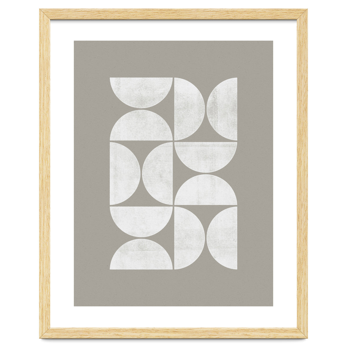 Mid-Century Modern No.17 - Woodblock Print
