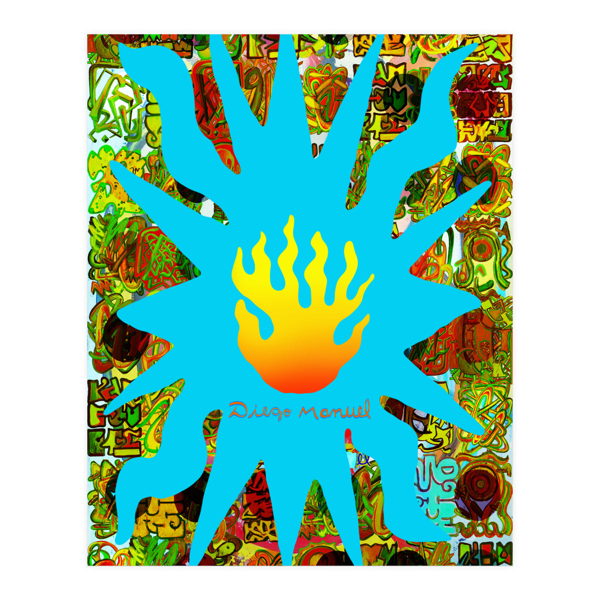 Fuego Y Graffiti 52 (Print Only)