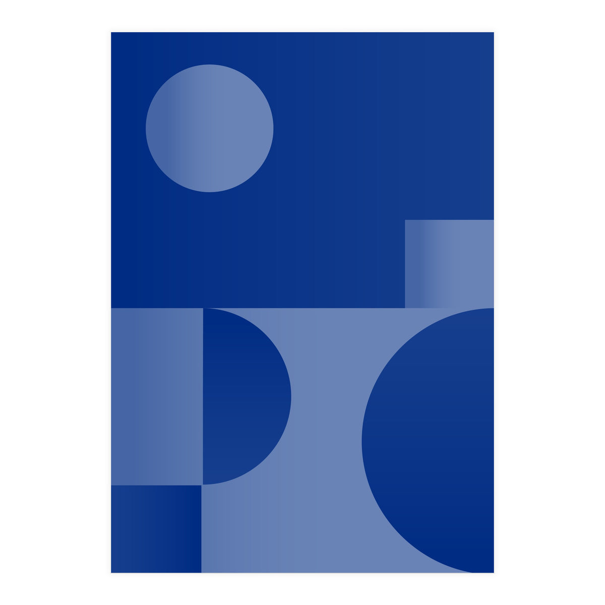 Midnight sea dreams | abstract modern (Print Only)