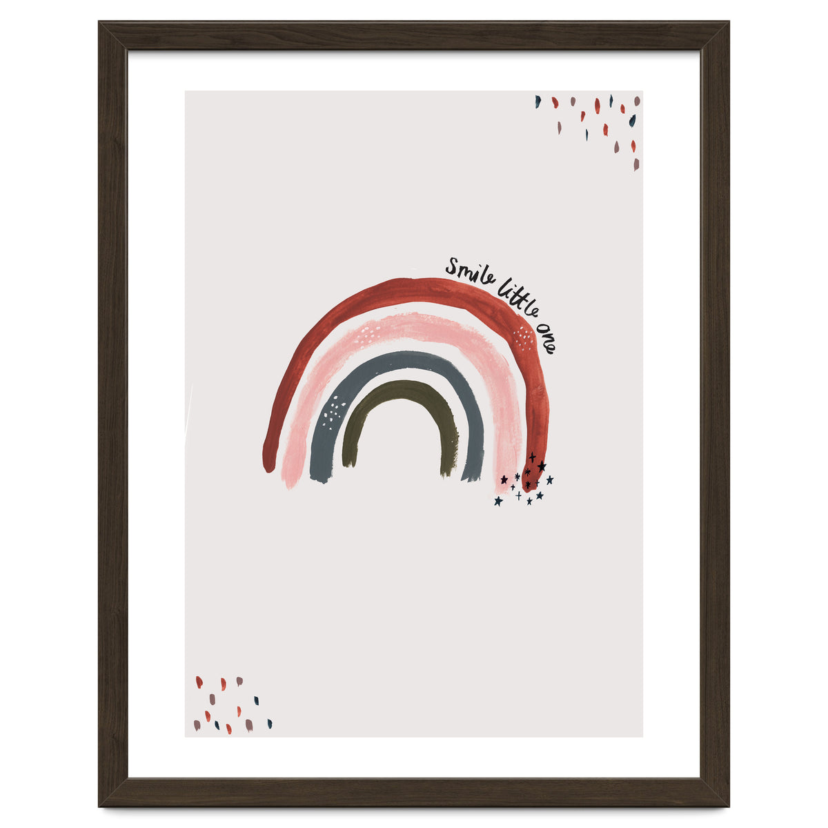 Smile Little One Rainbow Portrait