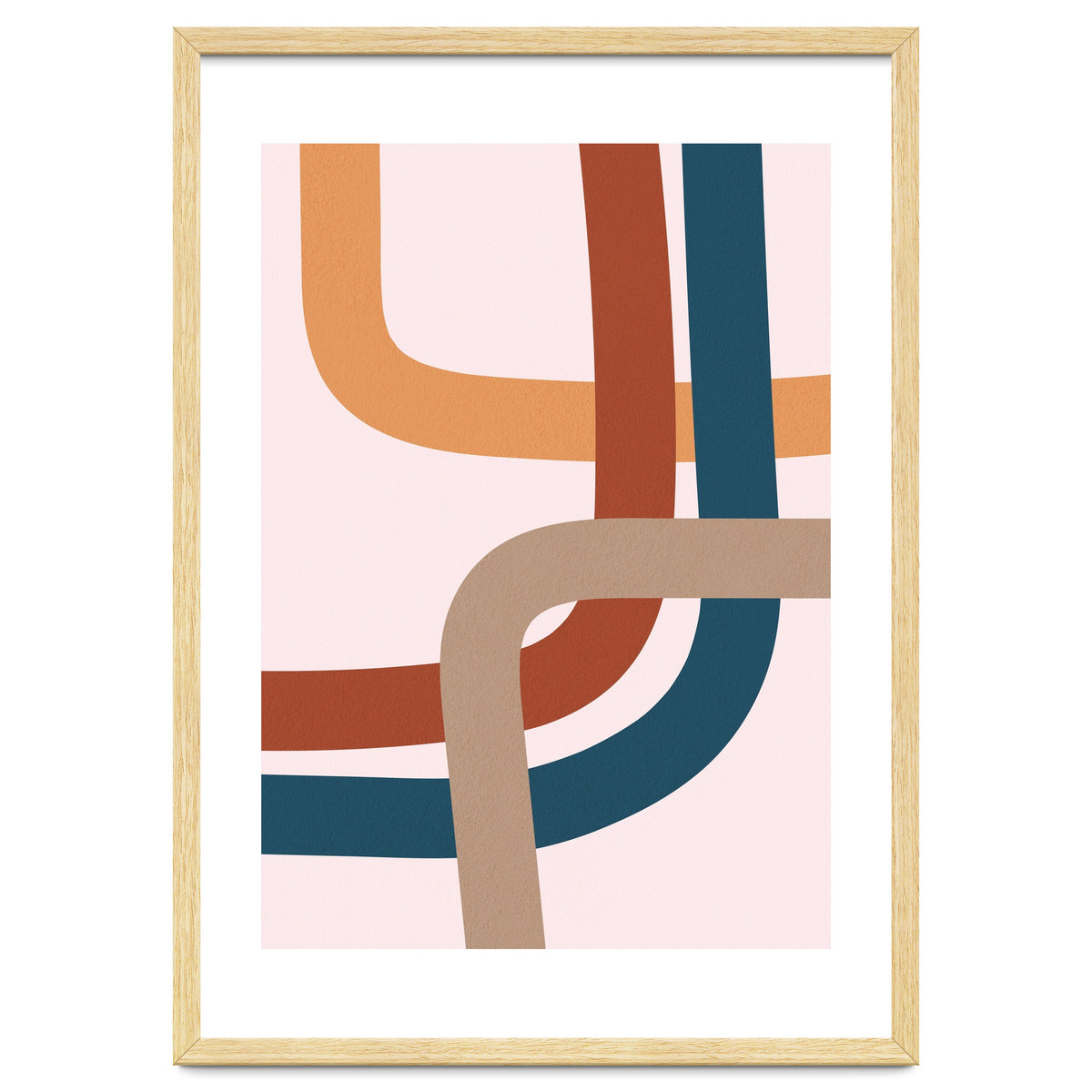 Abstract Colorful Line Art I