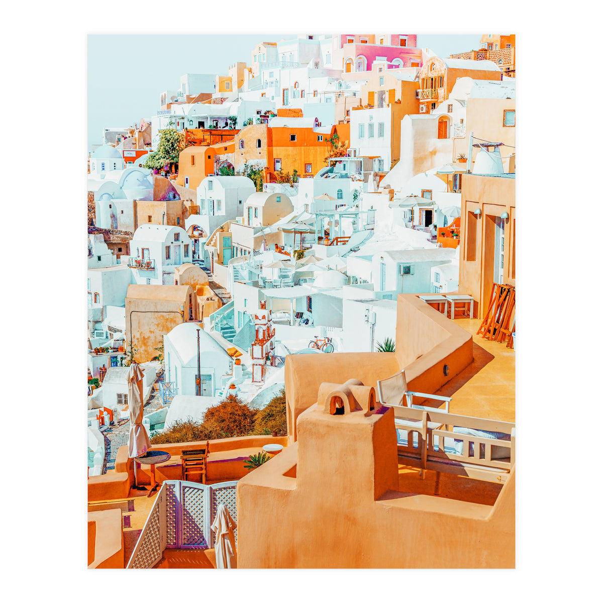 Santorini Vacay (Print Only)