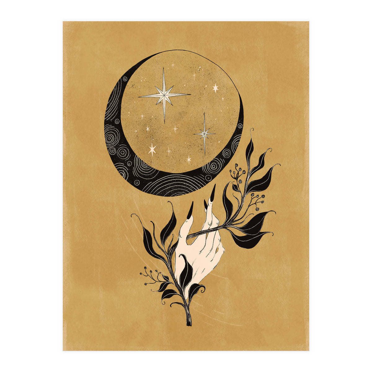 Wicked Hand With The Moon (Print Only)