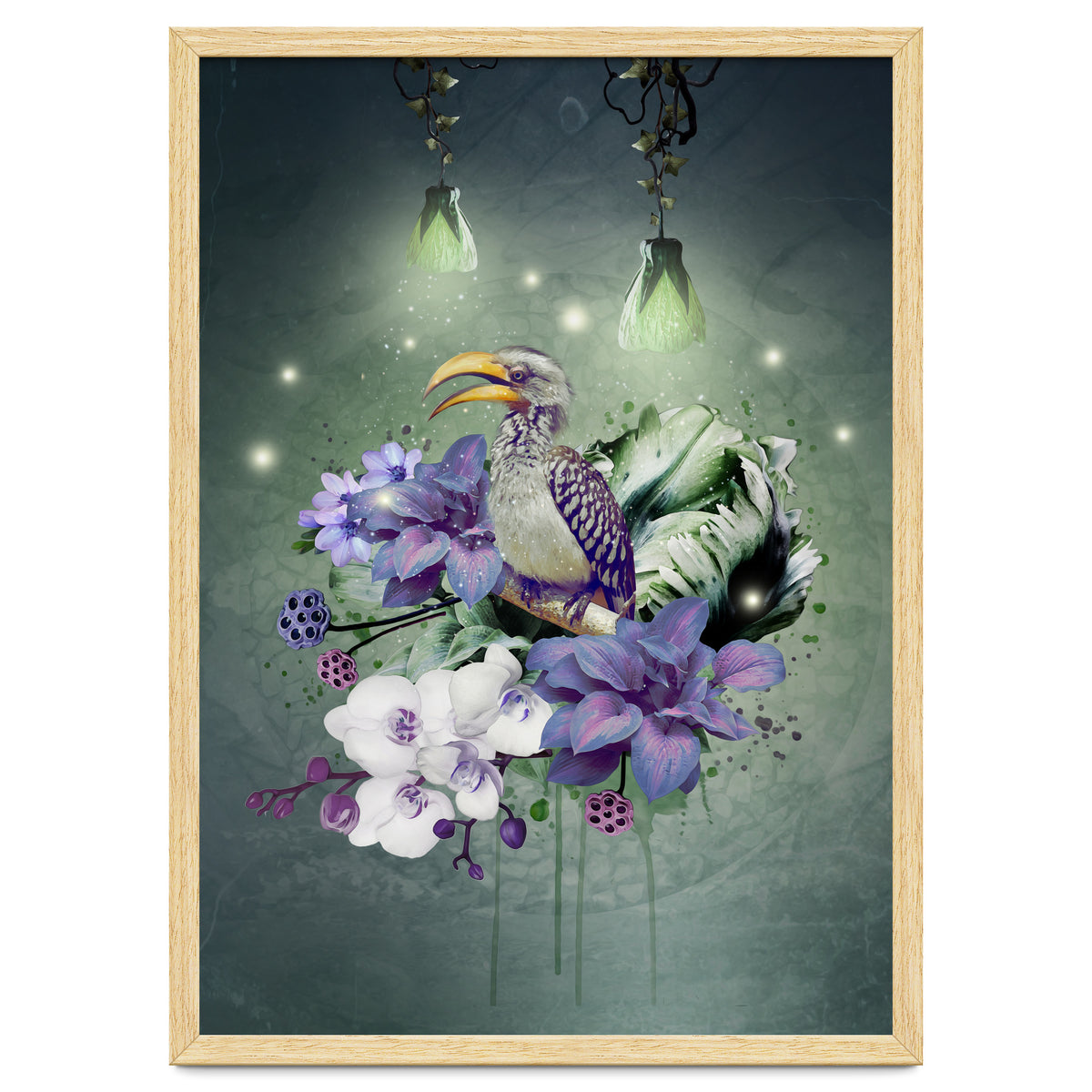 Floral Magic Hornbill