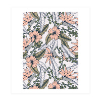 Tropical pattern pastel (Print Only)