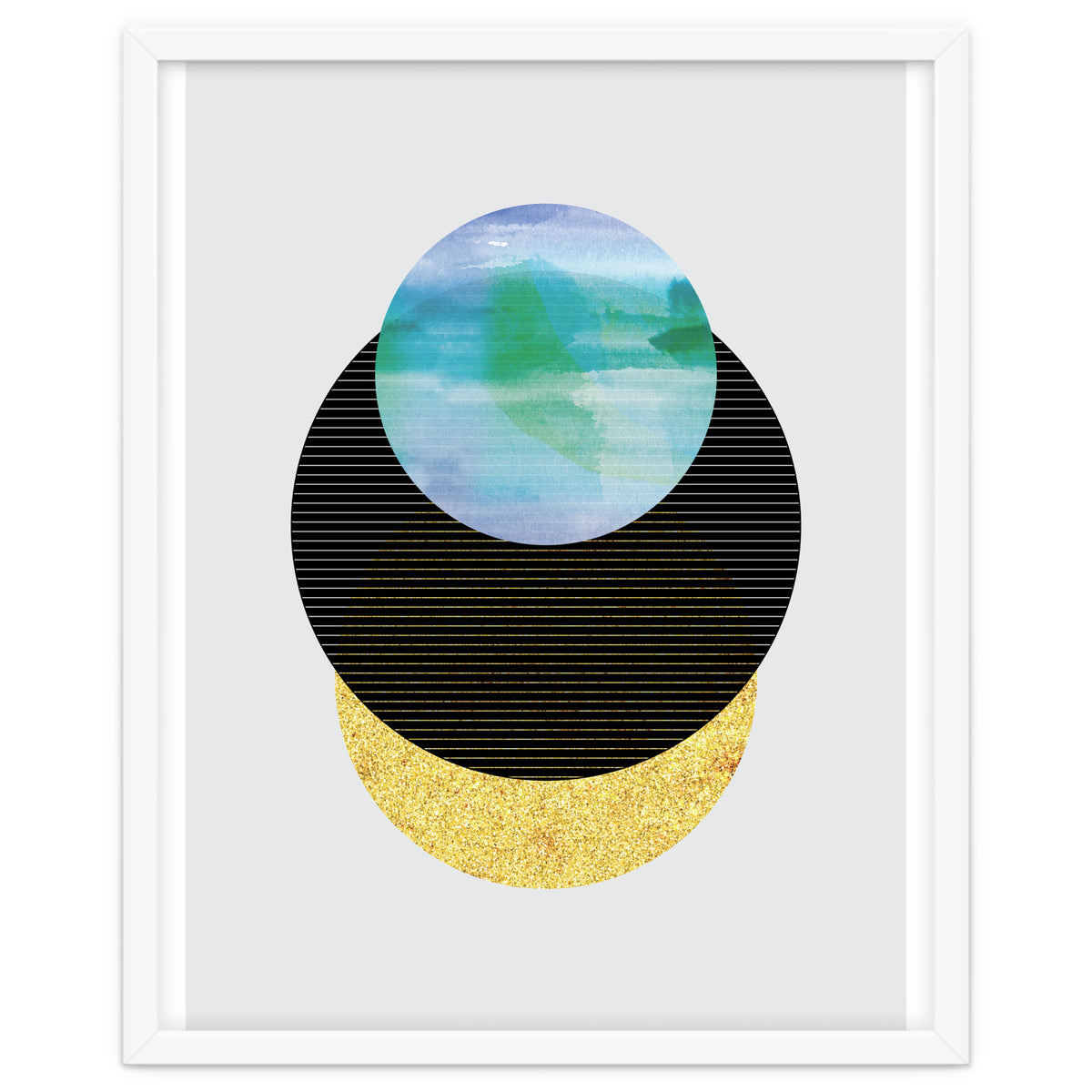 Underwater Sunset Abstract