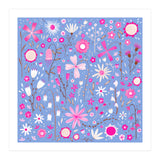 Fresh Flowers Blue (Print Only) thumbnail