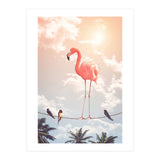 Flamingo & Friends (Print Only) thumbnail