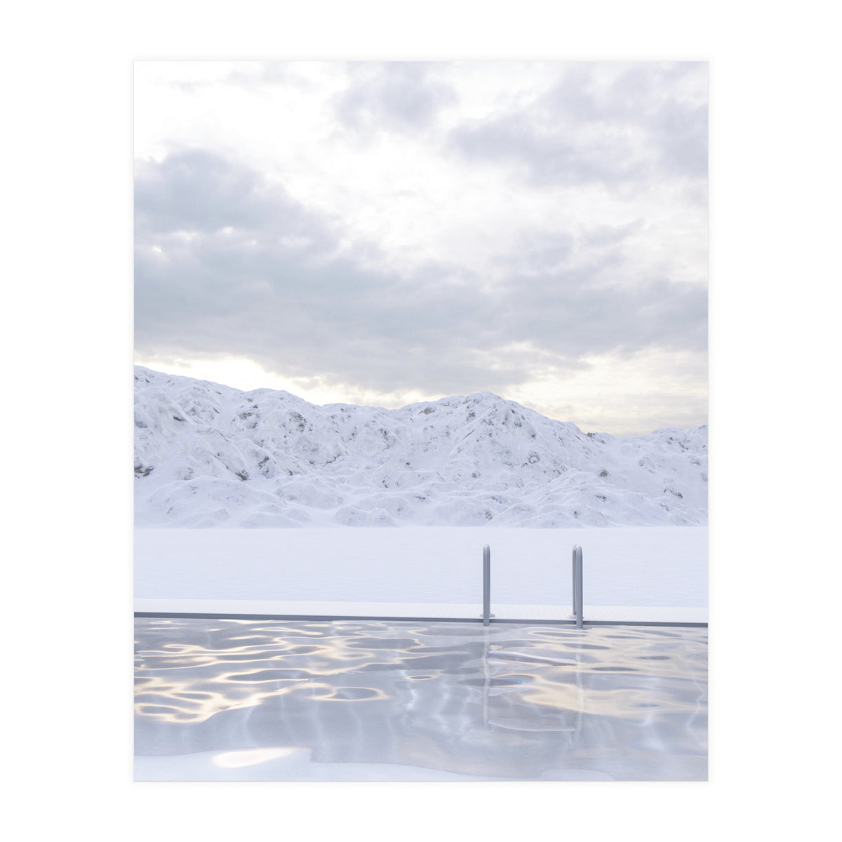 POOL SERIES-WHITE (Print Only)