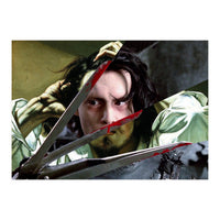 Courbet's The Desperate Man And Edward Scissorhands (Print Only)