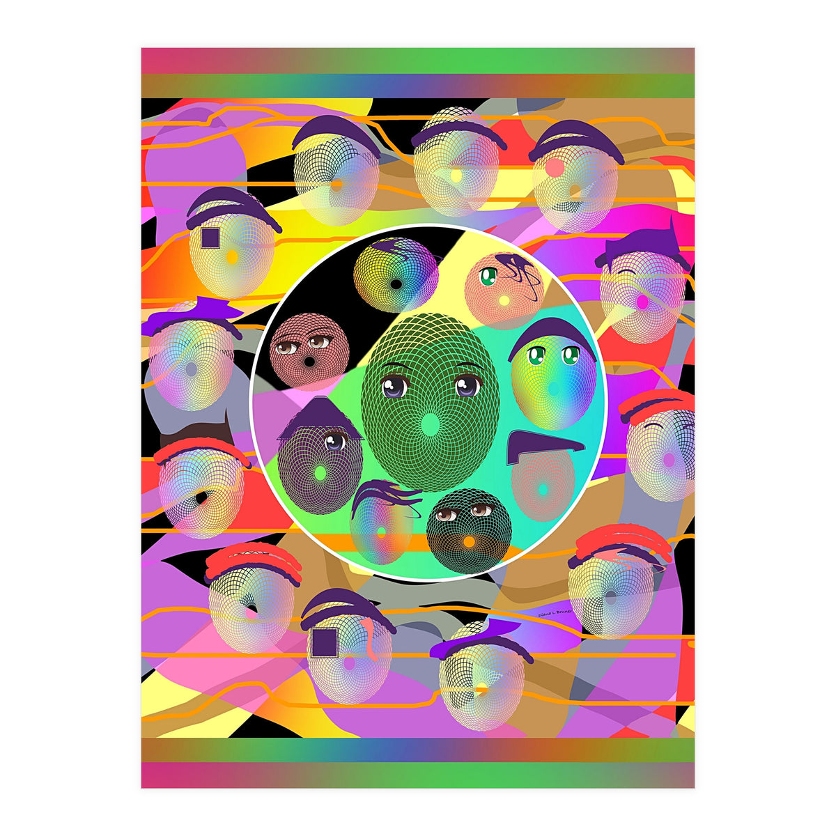 A WORLD OF DIFFERENT PEOPLE (Print Only)