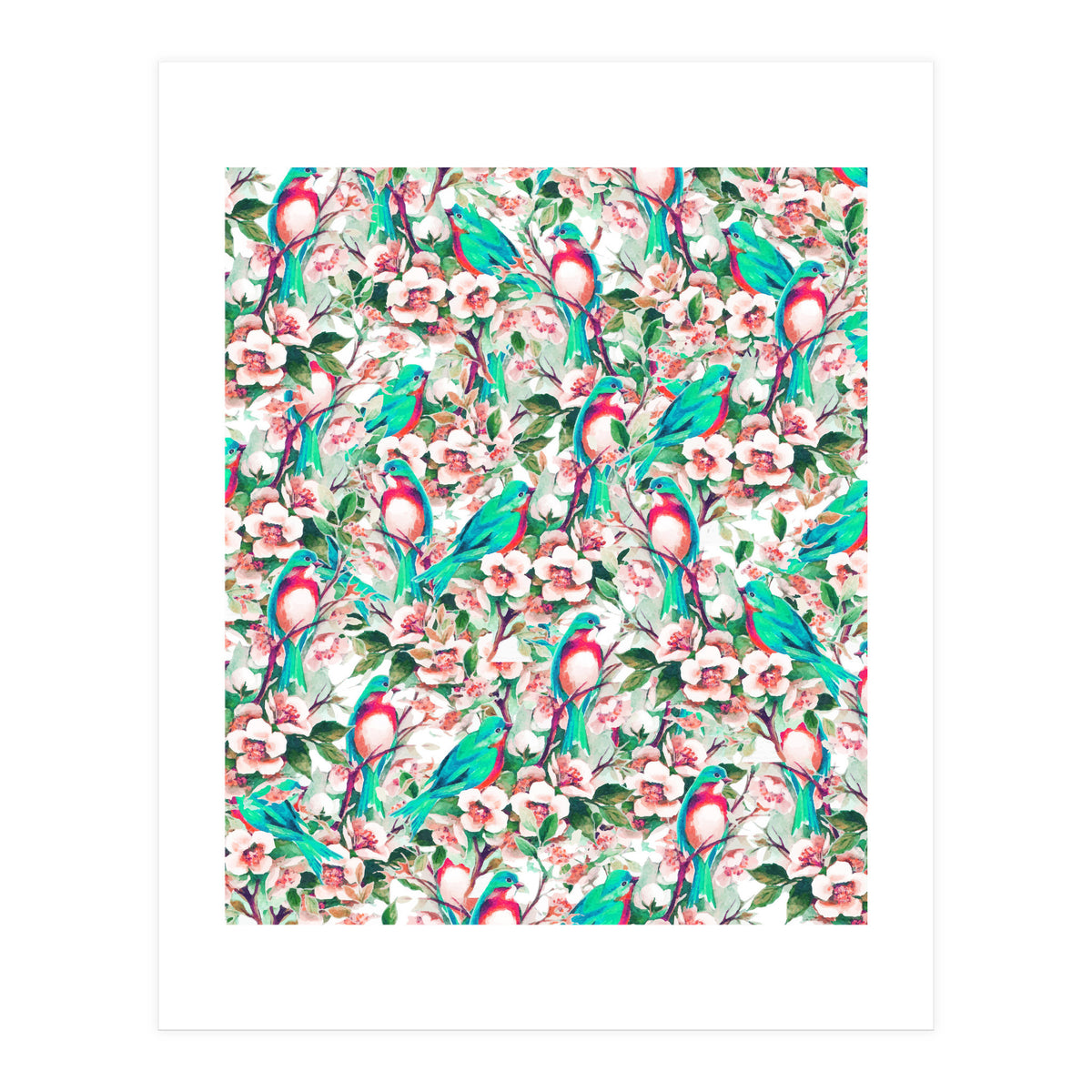 Birds & Flowers (Print Only)