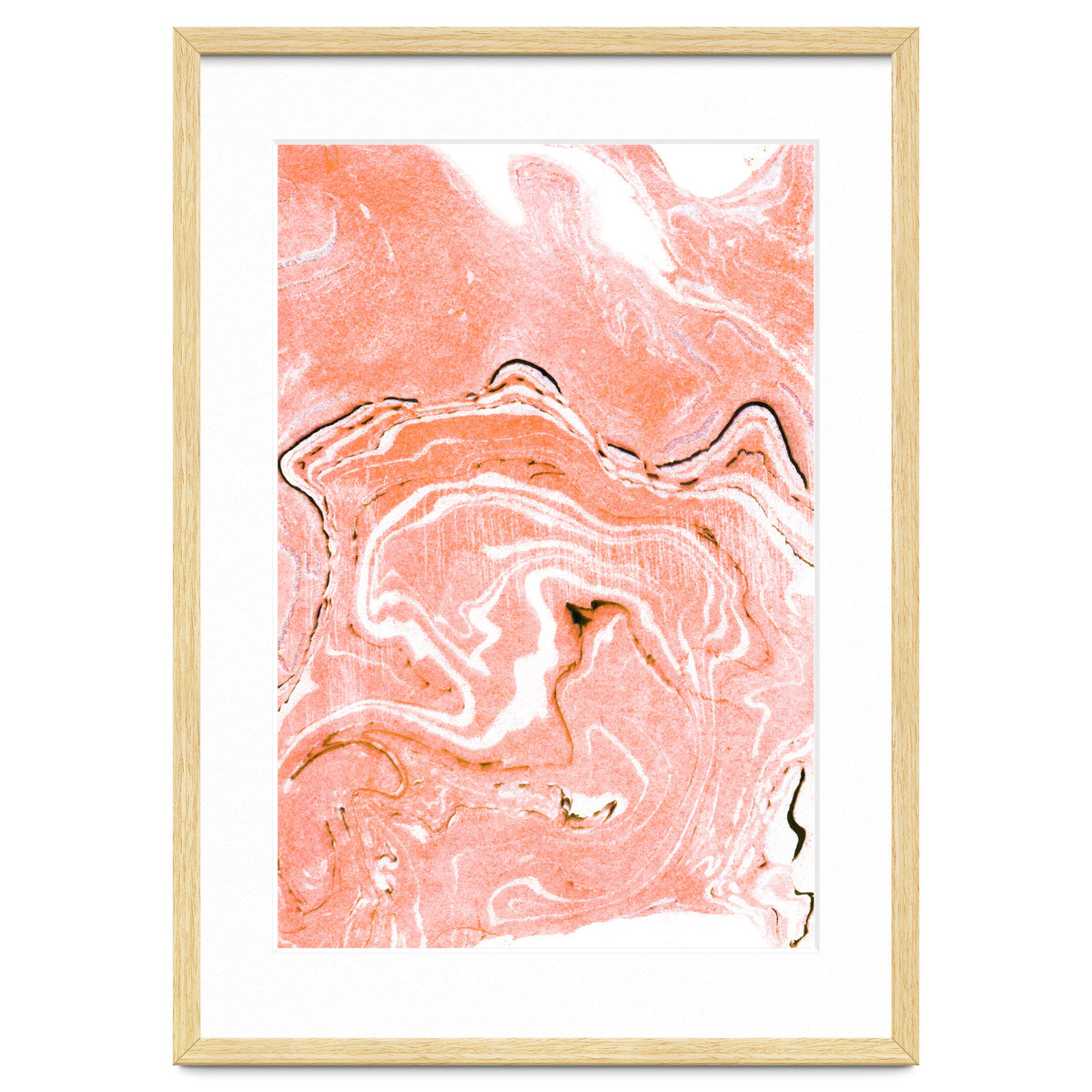 Coral Blush Marble