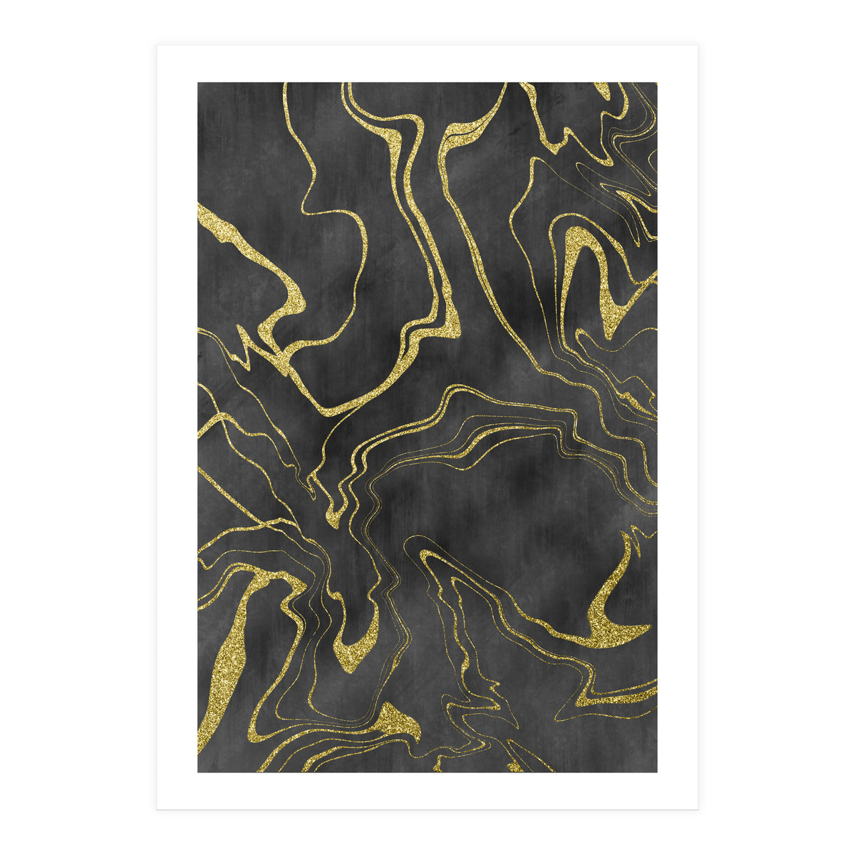Golden Flows No. 11 (Print Only)