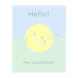 Hello! my sunshine! - Swan moon and Sun (Print Only) thumbnail