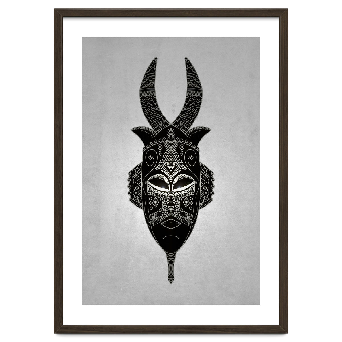 Horned Tribal Mask