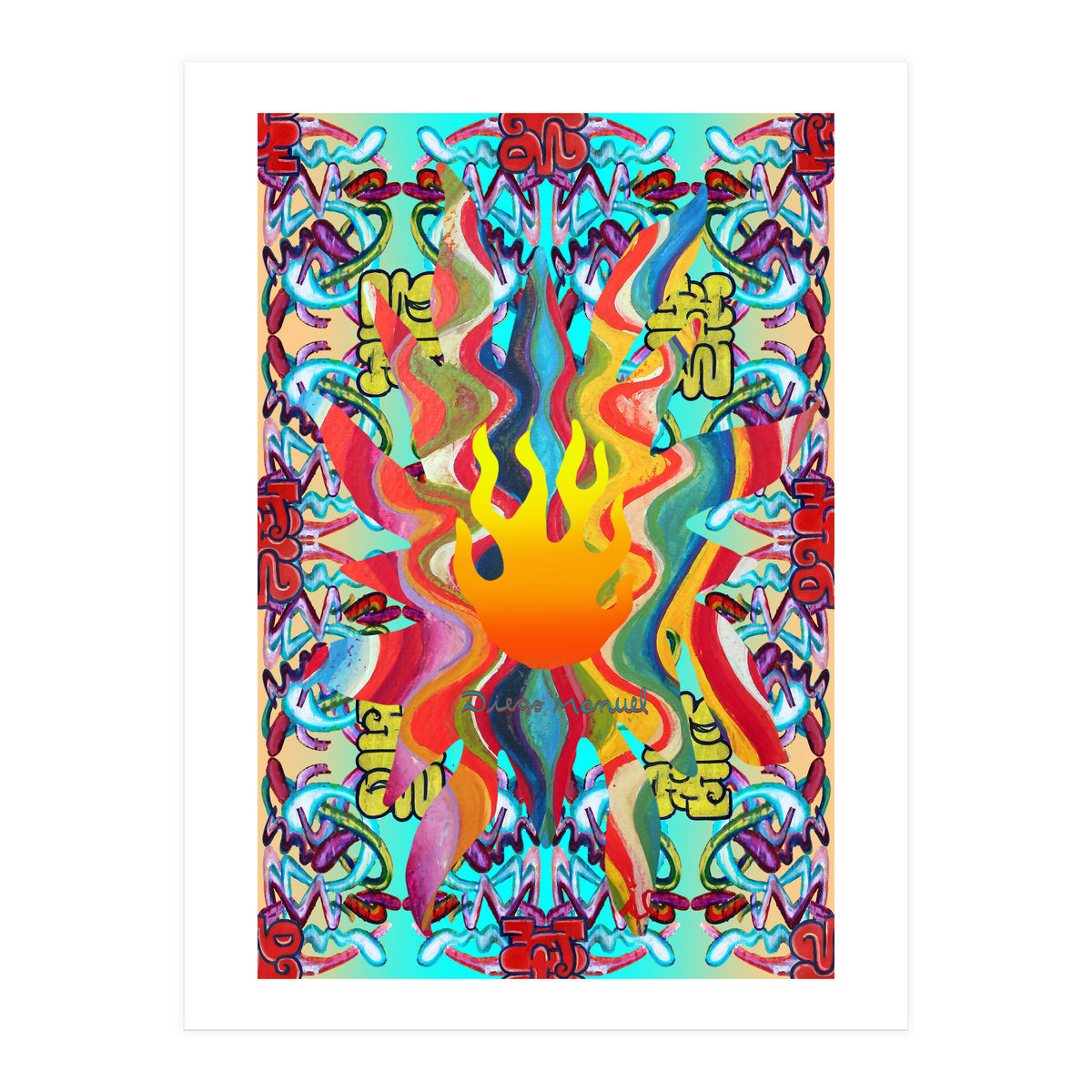 Fuego Y Graffiti 42 (Print Only)