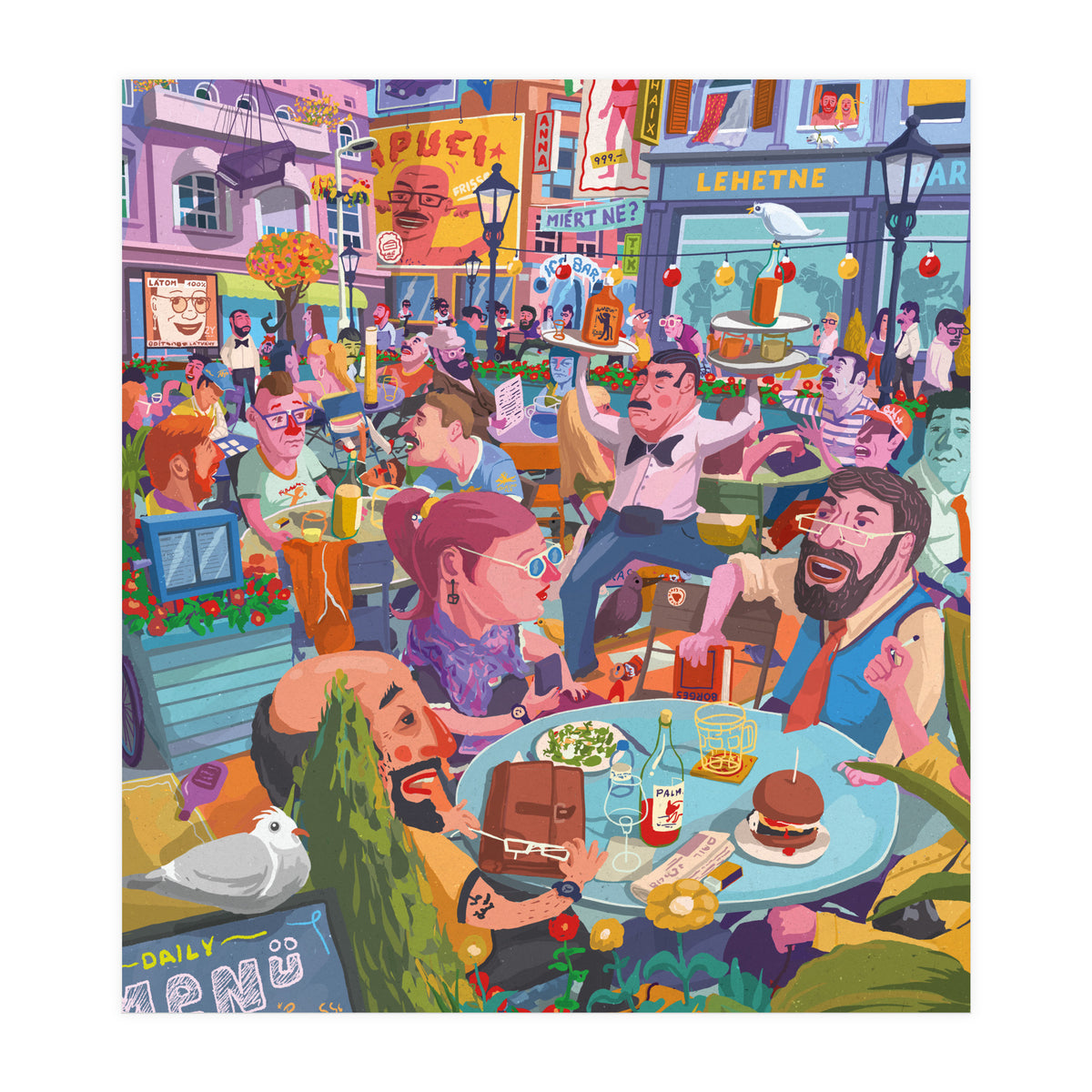 Terrace Budapest (Print Only)