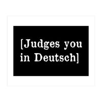 Judges You In Deutsch (Print Only)