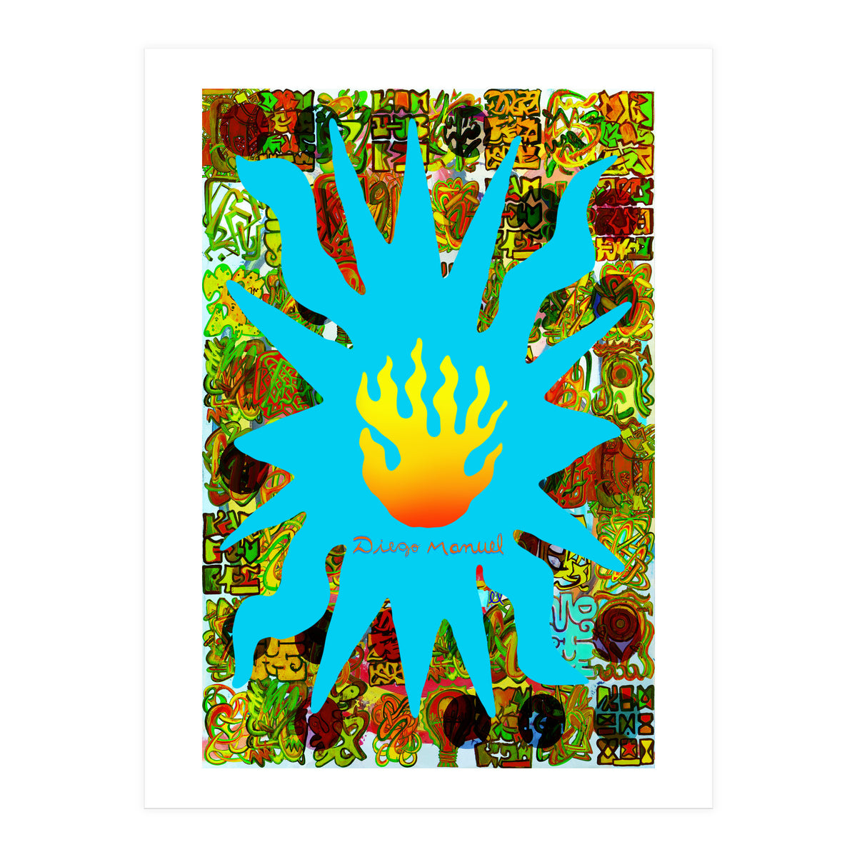 Fuego Y Graffiti 52 (Print Only)