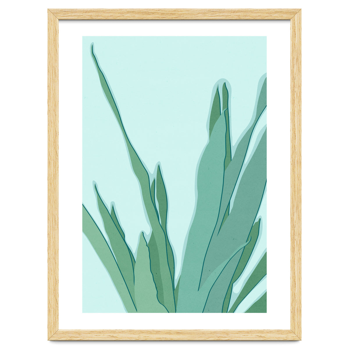 Minimal Snake Plant Leaves - Greener Eden
