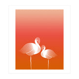 Meditating Flamingos (Print Only) thumbnail