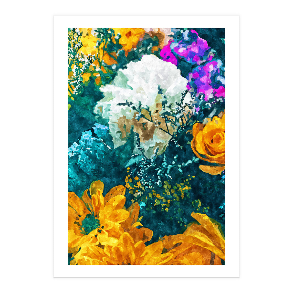 Dark & Floral (Print Only)