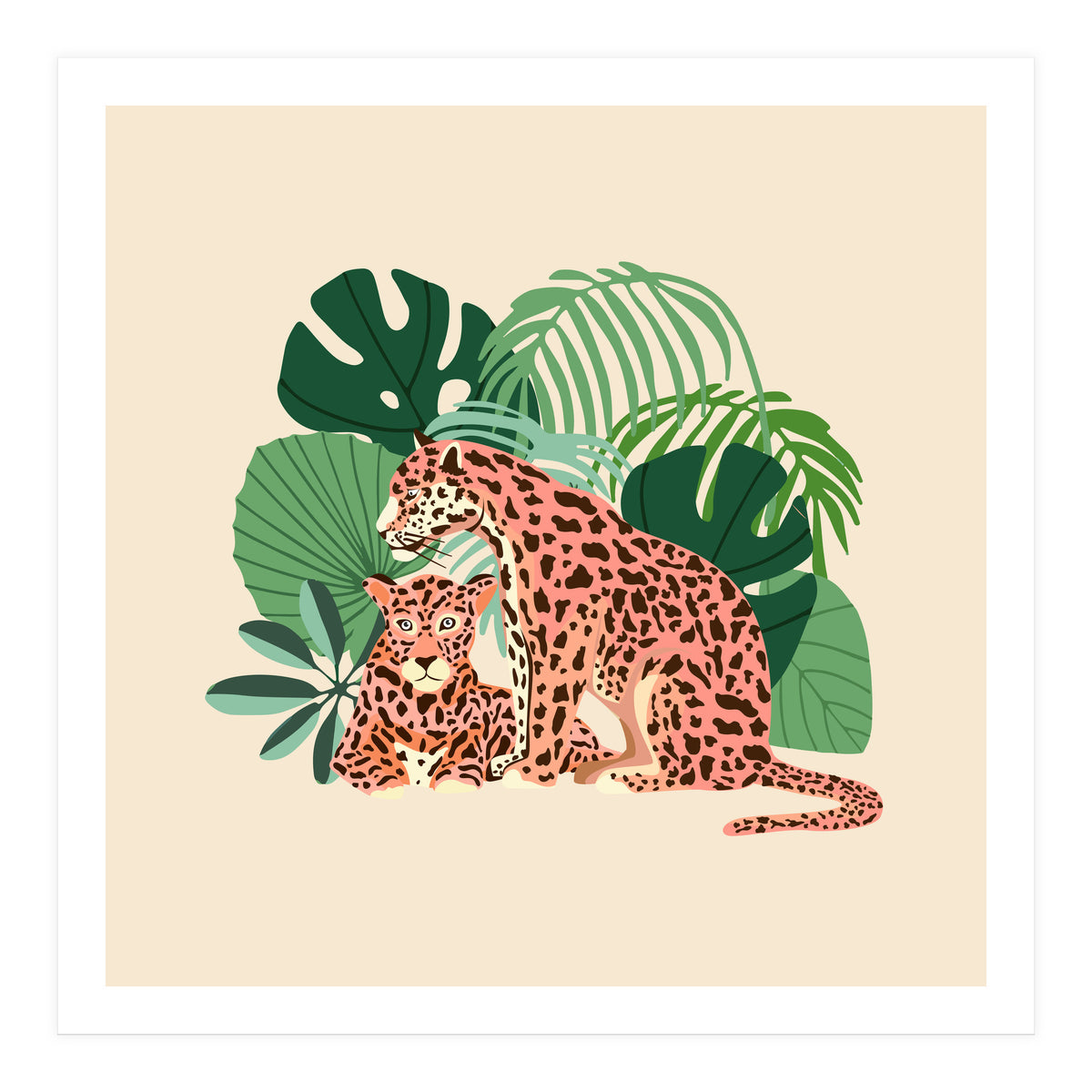 Blush Jaguars (Print Only)