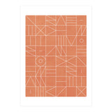 My Favorite Geometric Patterns No.5 - Coral (Print Only) thumbnail