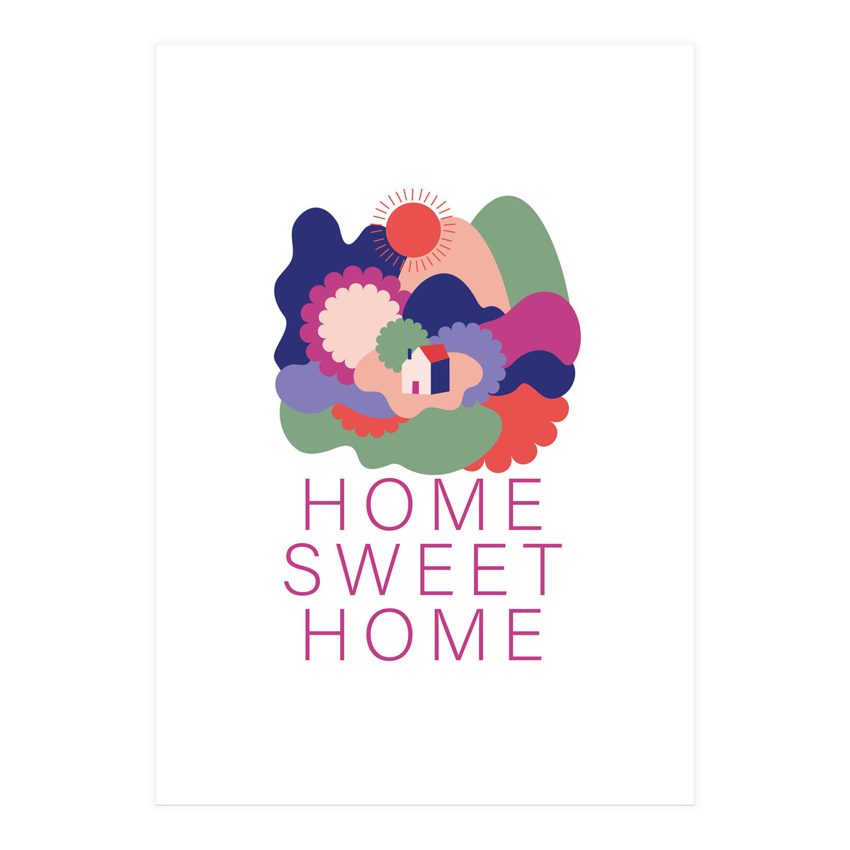Home Sweet Home 222 Rgb (Print Only)