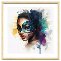 Watercolor Carnival Woman #5