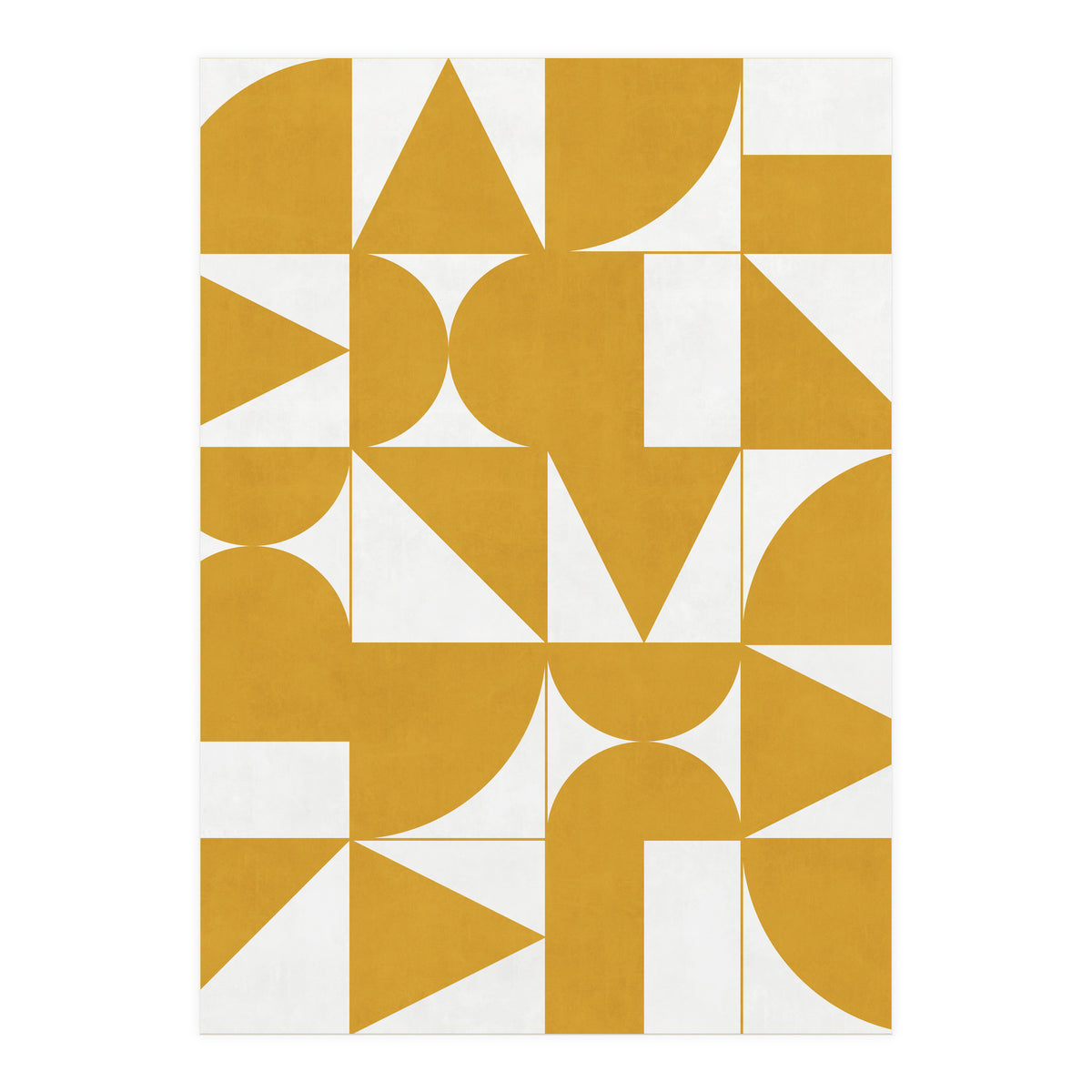My Favorite Geometric Patterns No.13 - Mustard Yellow (Print Only)