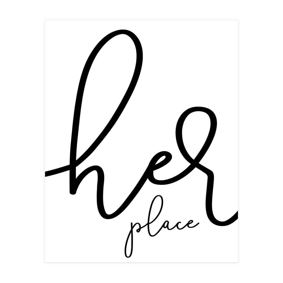Her place (Print Only)