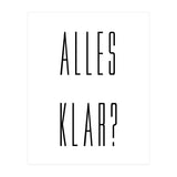 Alles Klar - German vocabulary! (Print Only) thumbnail