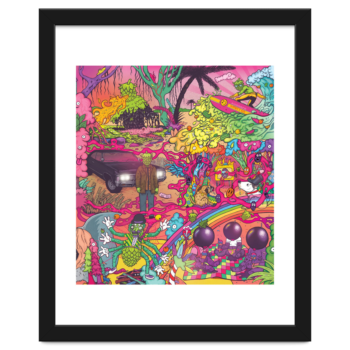 ABBEYDALE BREWERY COLLAB SERIES #2 FULL ILLUSTRATION - THORNBRIDGE, WILDE CHILD, RIDGESIDE, TORRSIDE, BOX SOCIAL, ORA BREWING