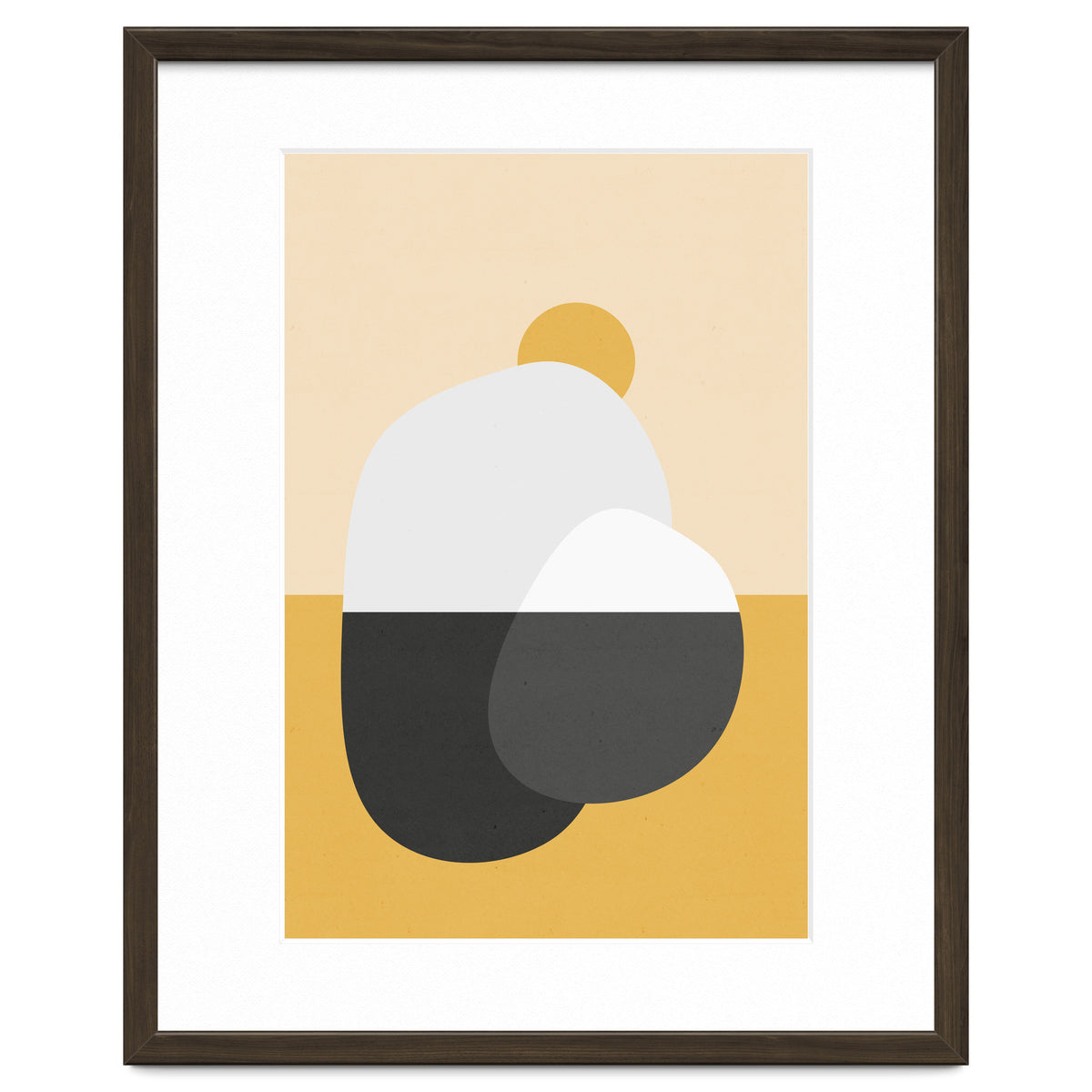 Abstract Boulders - Golden Desert