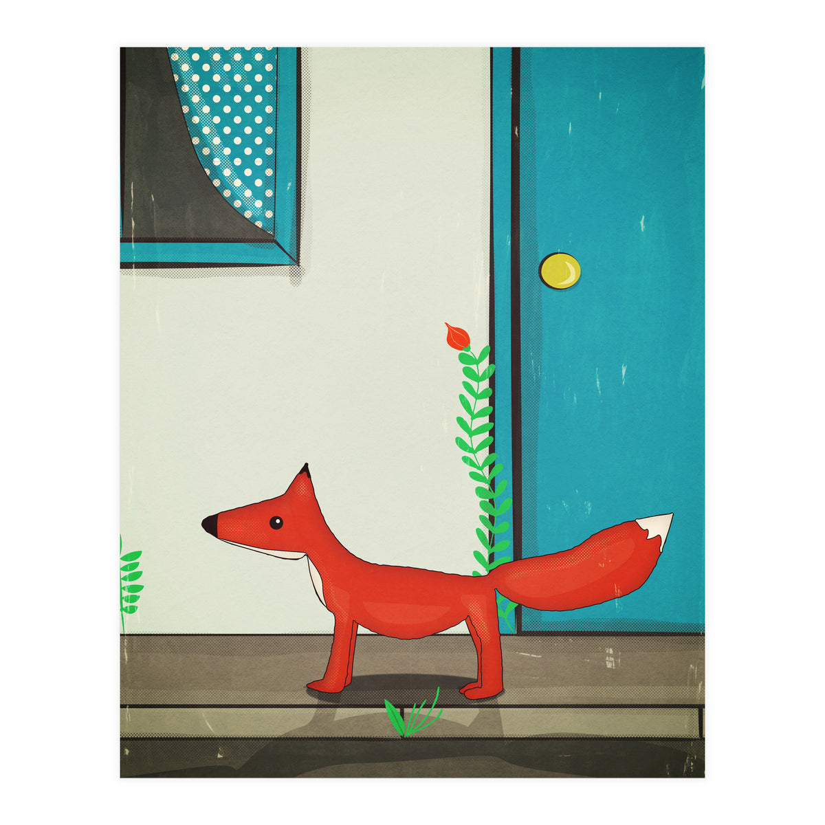 Fox in the city (Print Only)