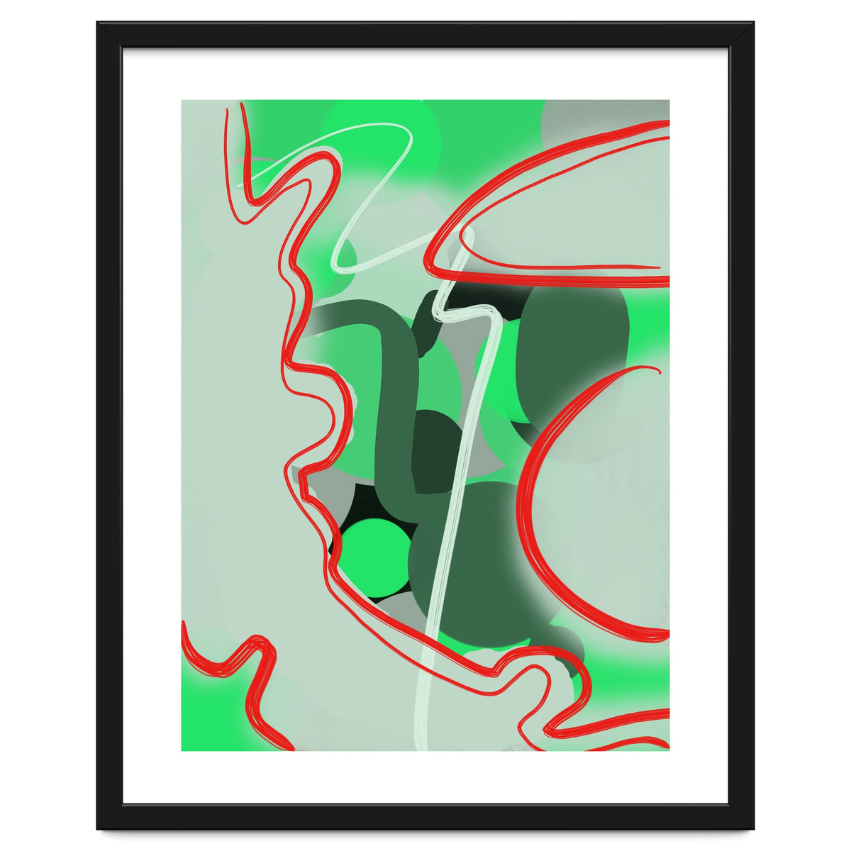 Abstraction In Complementary Colors 1