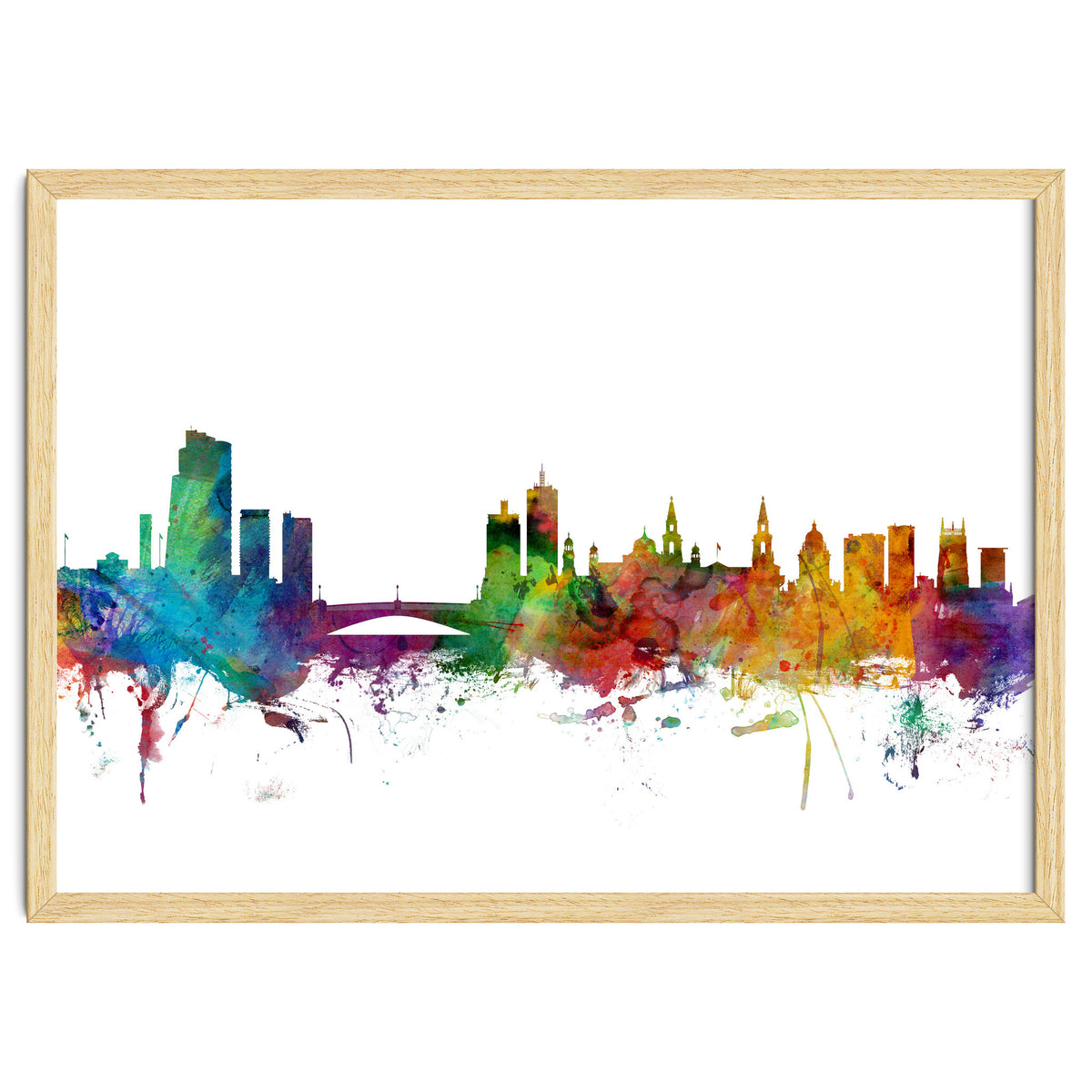 Leeds England Skyline