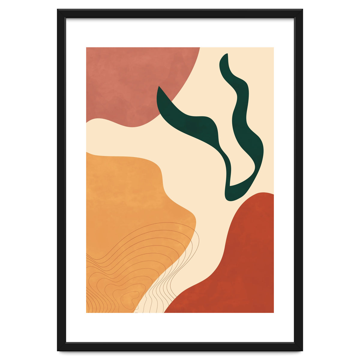 Abstract Scandi Neutral Shapes