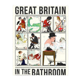 Great Britain in the Bath, Funny Bathroom Humour (Print Only) thumbnail