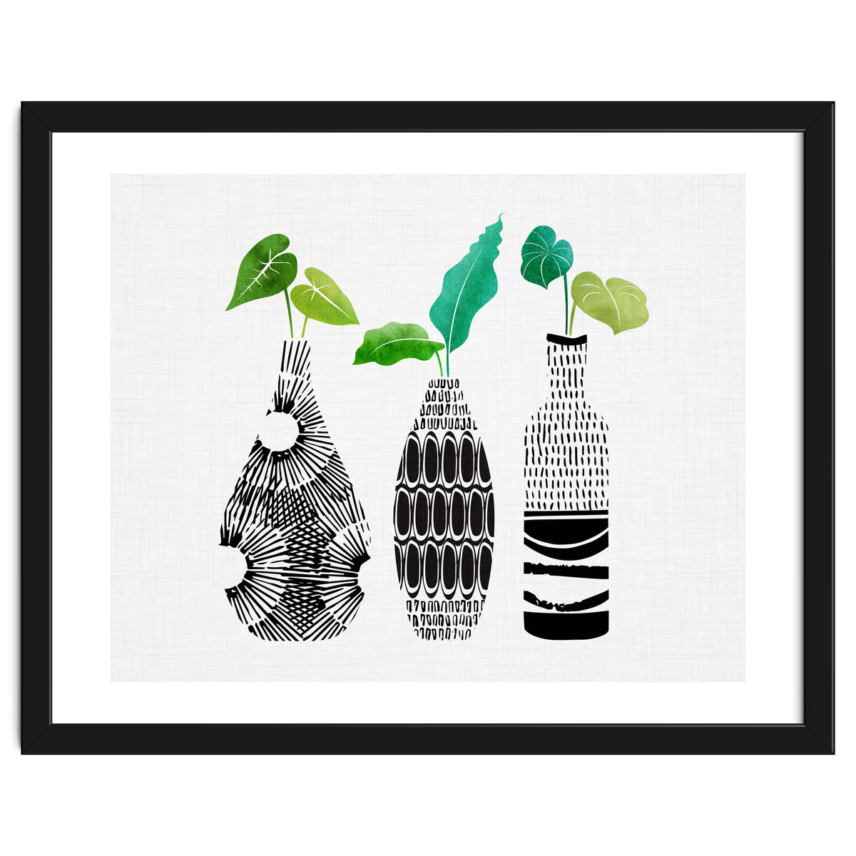 Tribal Vase Trio