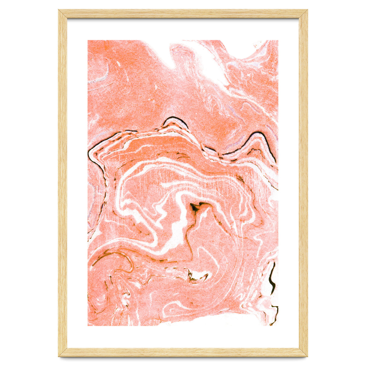 Coral Blush Marble