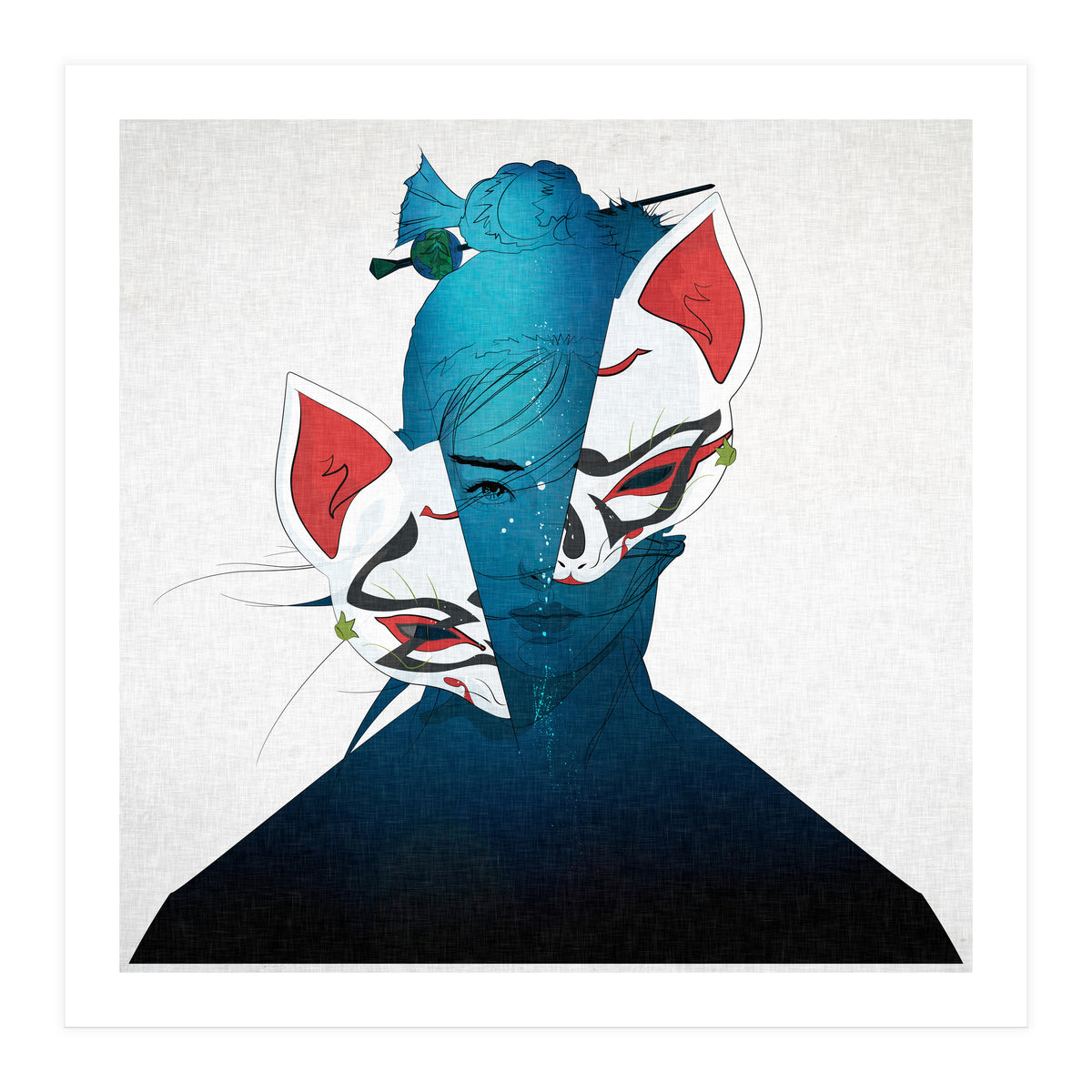 Fox Mask (Print Only)