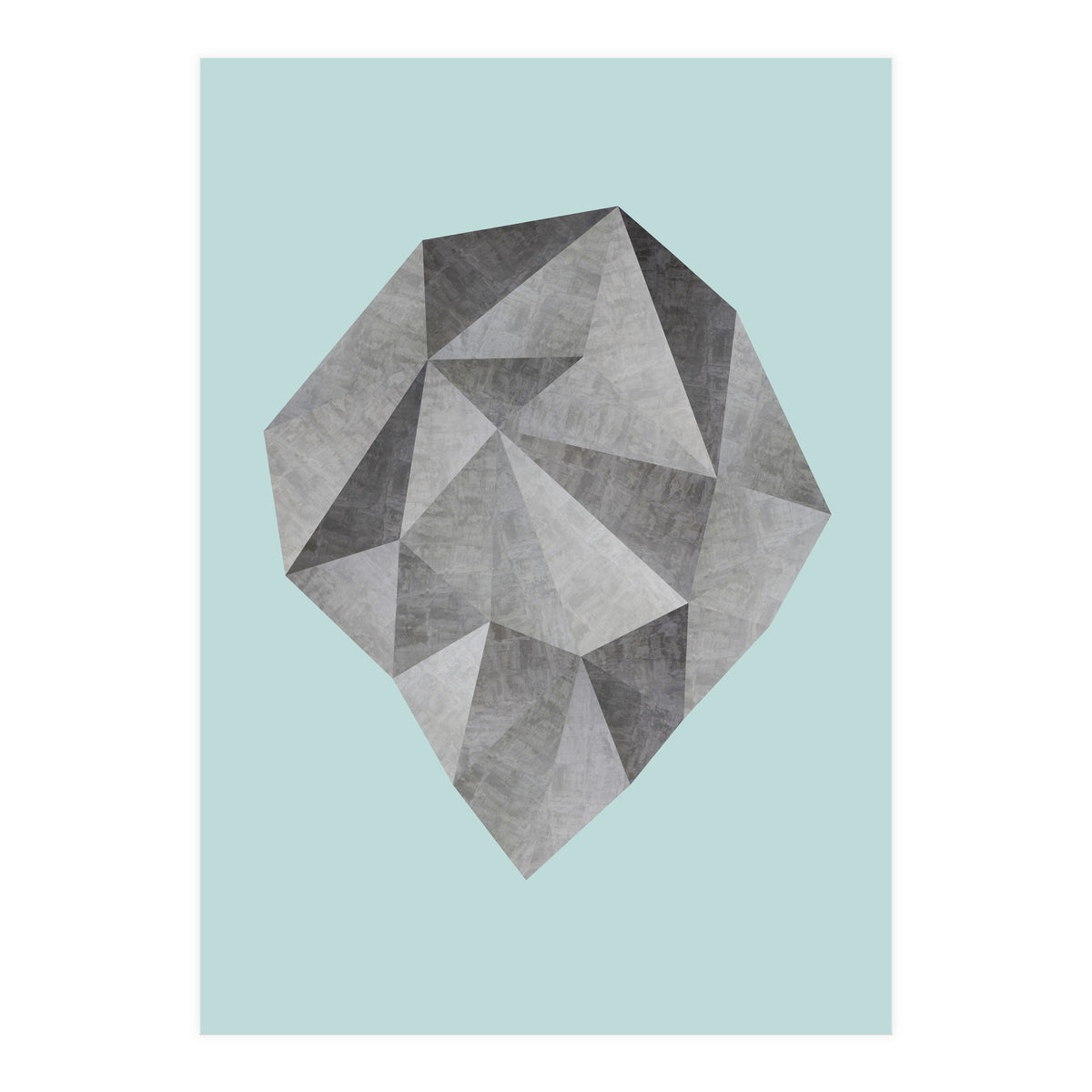 Geometric Rock I (Print Only)